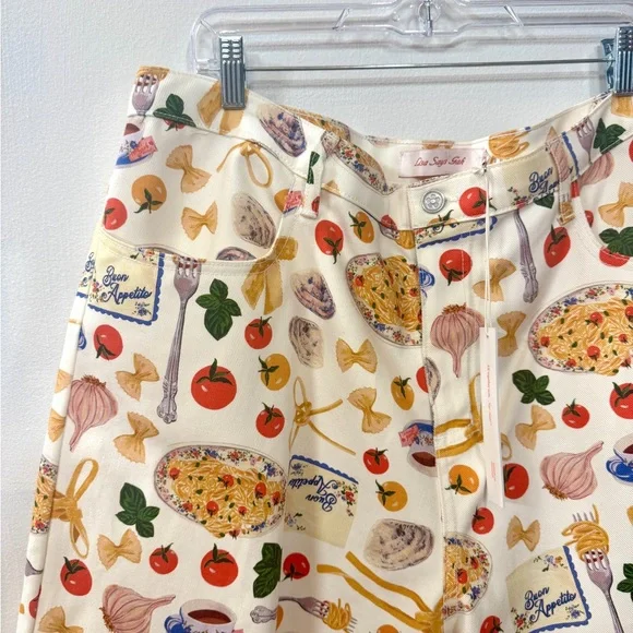 Lisa Says Gah Colorful Patterned Wide Leg Pants - Picture 3 of 7